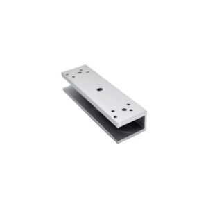 Accesorio en U para montaje de cerradura en puertas de vidrio